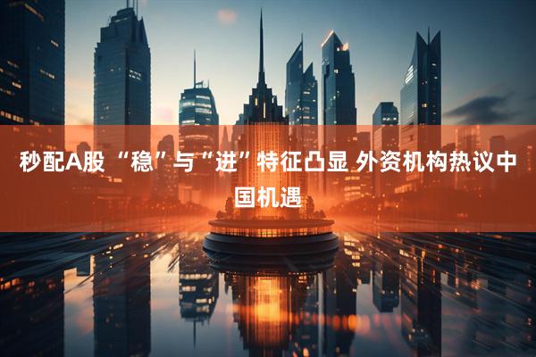 秒配A股 “稳”与“进”特征凸显 外资机构热议中国机遇