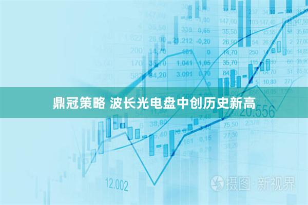 鼎冠策略 波长光电盘中创历史新高